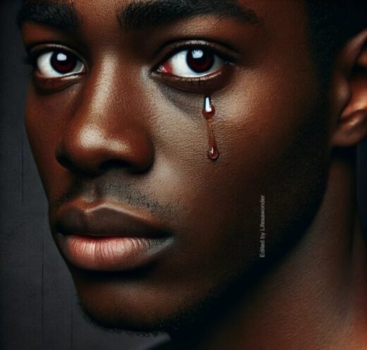 DALL·E 2024-12-02 21.48.09 - A close-up of a man expressing deep emotional pain